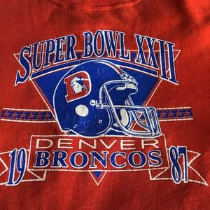 Vintage 1987 Super Bowl Broncos Sweatshirt